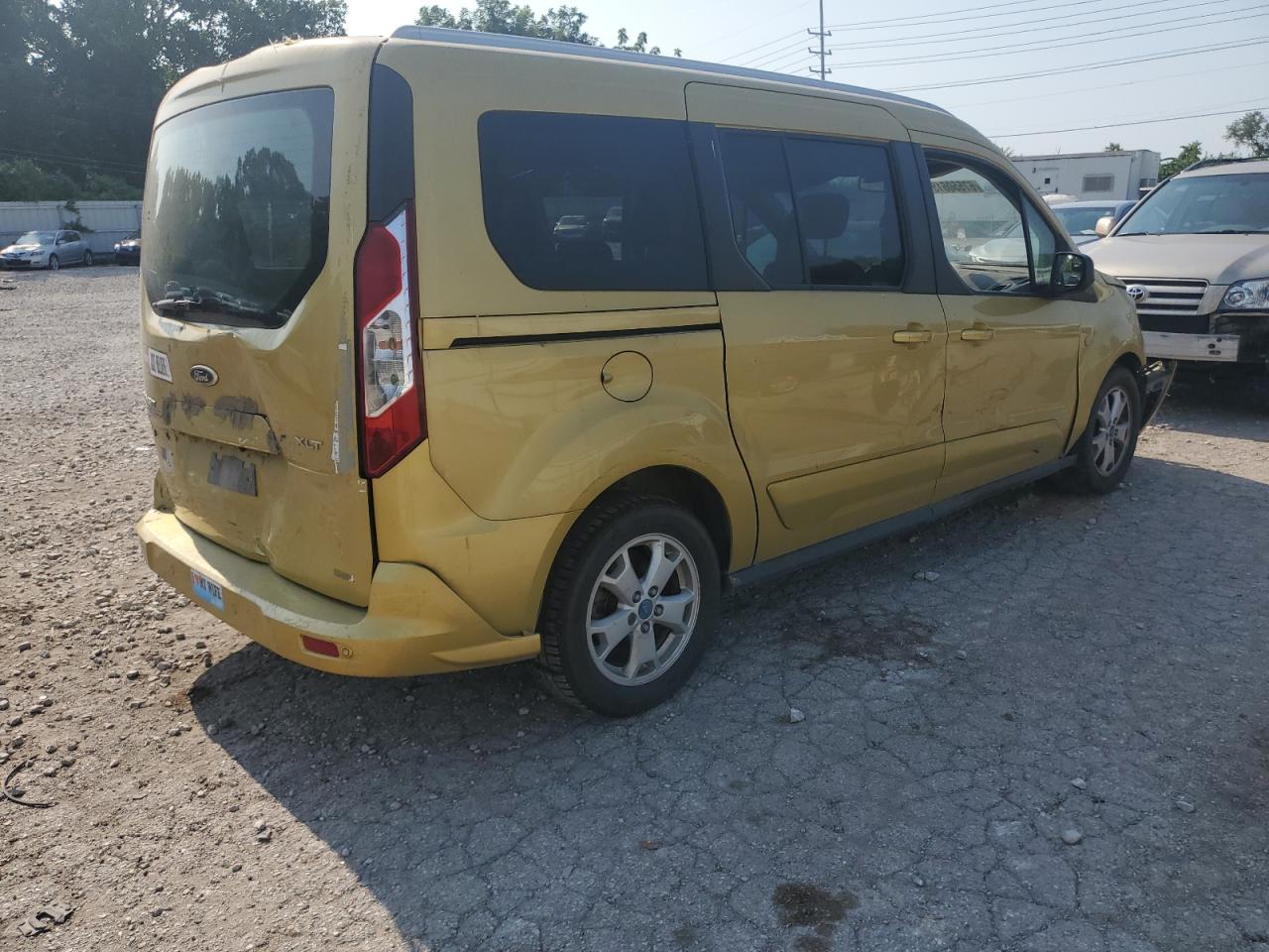 2015 Ford Transit Connect Xlt gold van gas NM0GE9F77F1194518 photo #4