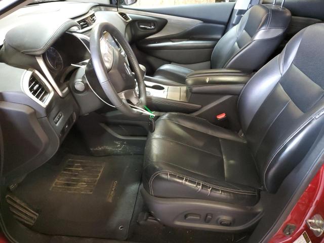  NISSAN MURANO 2015 Czerwony