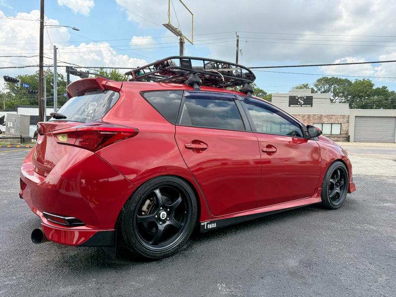 Hatchbacks TOYOTA SCION 2016 Red