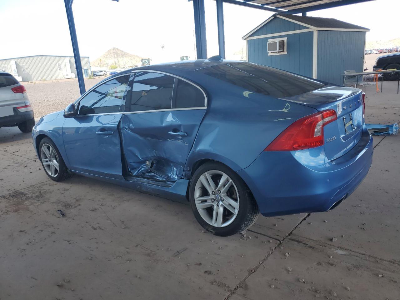 YV1612FS9E2281524 VOLVO S60 2014 BLUE Photo 2