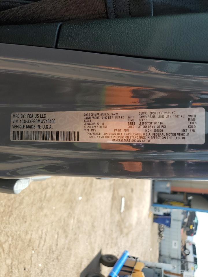 2021 Jeep Wrangler Unlimited Rubicon VIN: 1C4HJXFG0MW710466 Lot: 67304625
