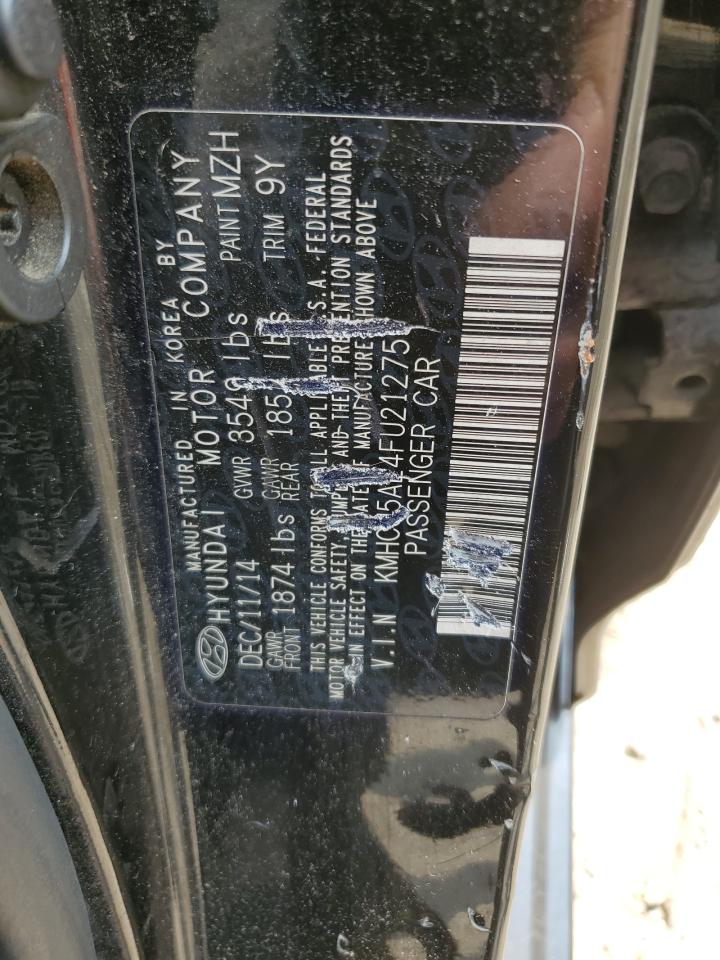 2015 Hyundai Accent Gls VIN: KMHCU5AE4FU212759 Lot: 89795005