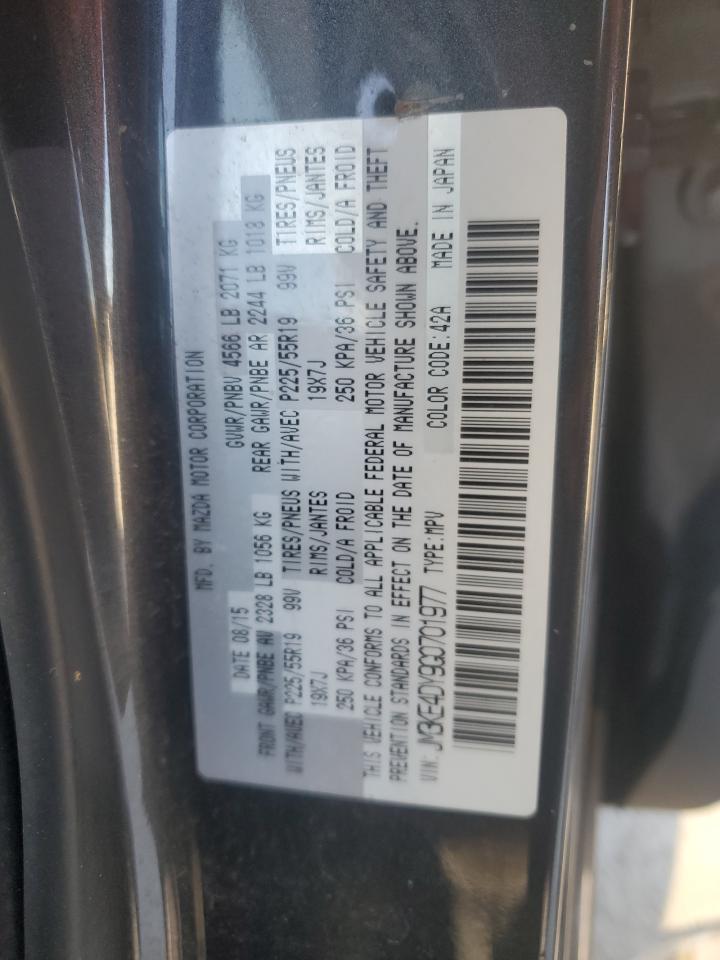 2016 Mazda Cx-5 Gt VIN: JM3KE4DY9G0701977 Lot: 70379205