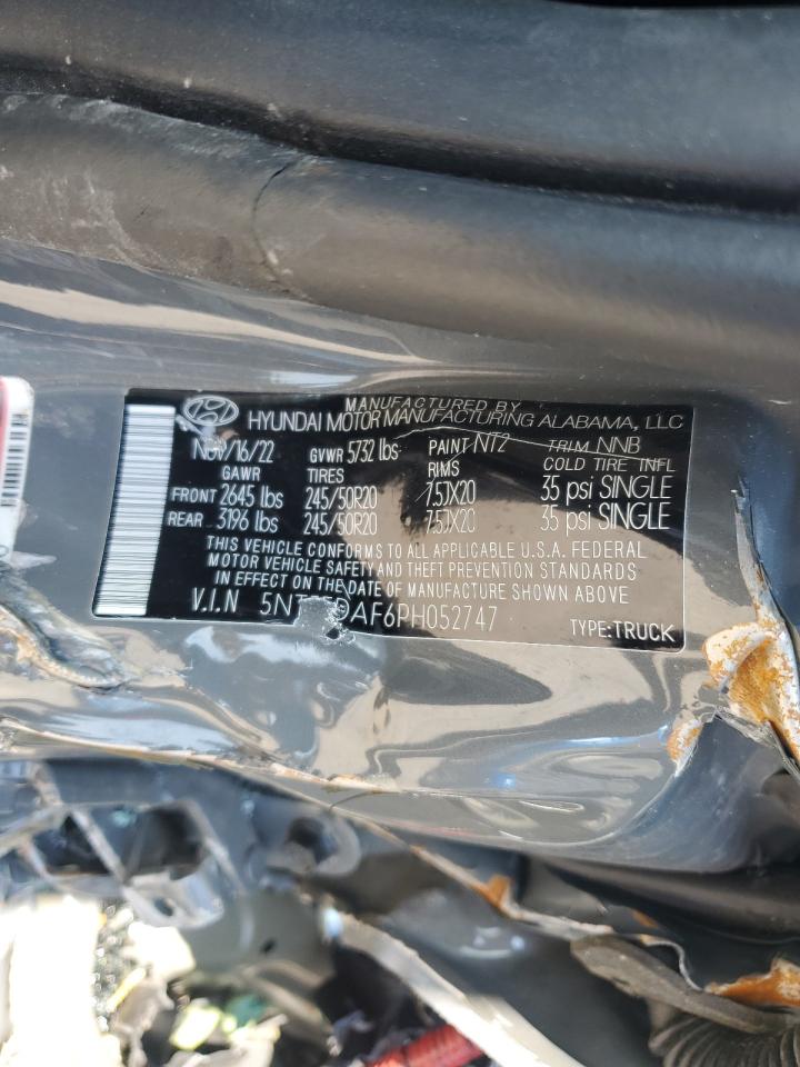 2023 Hyundai Santa Cruz Limited VIN: 5NTJEDAF6PH052747 Lot: 69356585