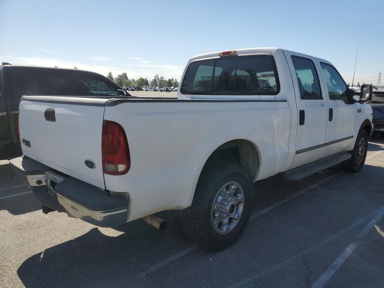 2000 Ford F250 Super Duty white null gasoline 3FTNW21S7YMA57496 photo #4
