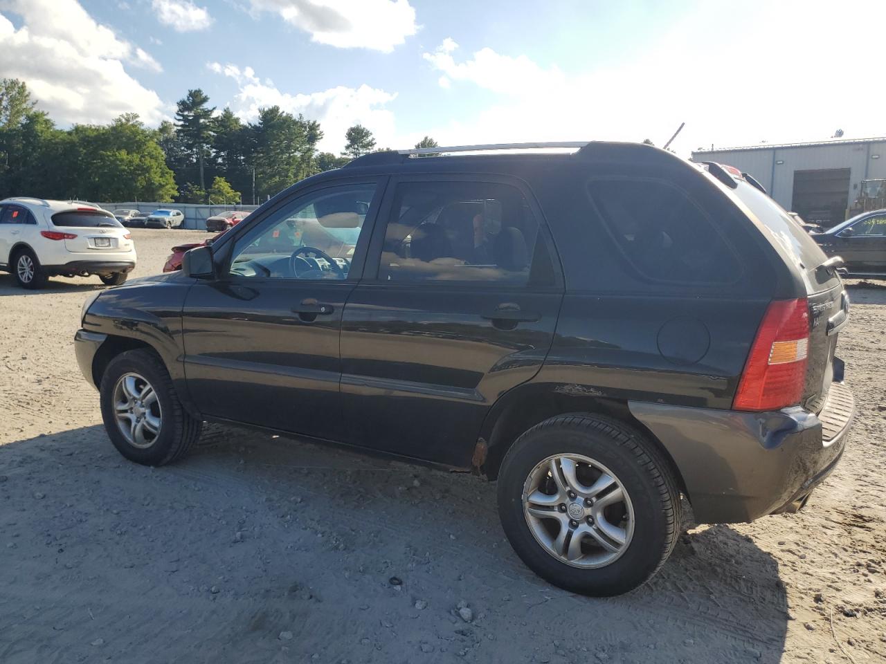 2008 Kia Sportage Ex black null gas KNDJE723887548594 photo #3