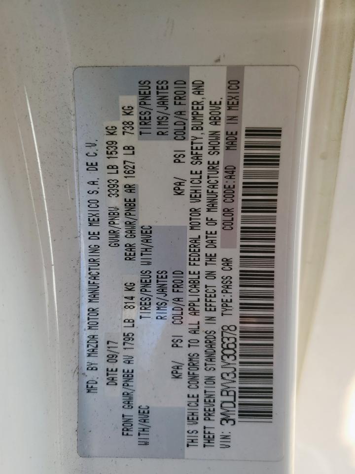 2018 Toyota Yaris Ia VIN: 3MYDLBYV3JY306378 Lot: 67264815