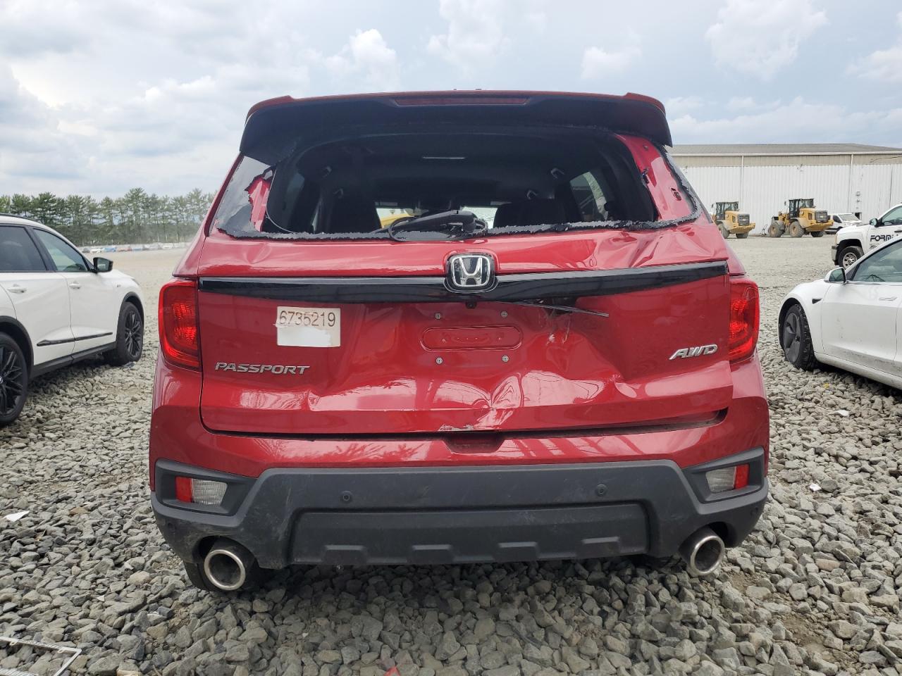 2024 Honda Passport Exl VIN: 5FNYF8H50RB009554 Lot: 67278705