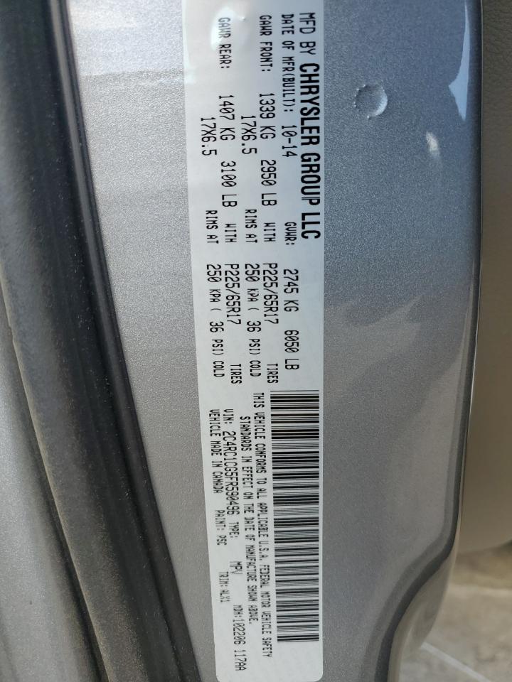 2015 Chrysler Town & Country Touring L VIN: 2C4RC1CG5FR590496 Lot: 70279015