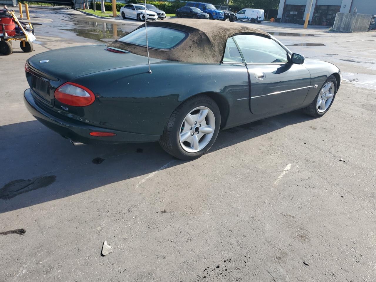 1998 Jaguar Xk8 green cabrio gas SAJGX2245WC027810 photo #4