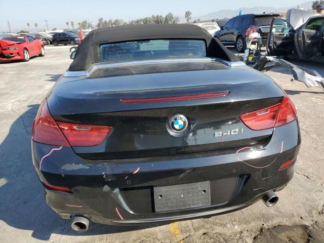  BMW 6 SERIES 2016 Черный