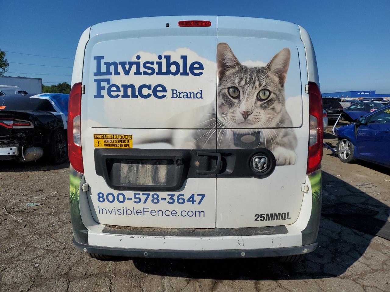 2022 Ram Promaster City Tradesman VIN: ZFBHRFAB9N6X62536 Lot: 68043055