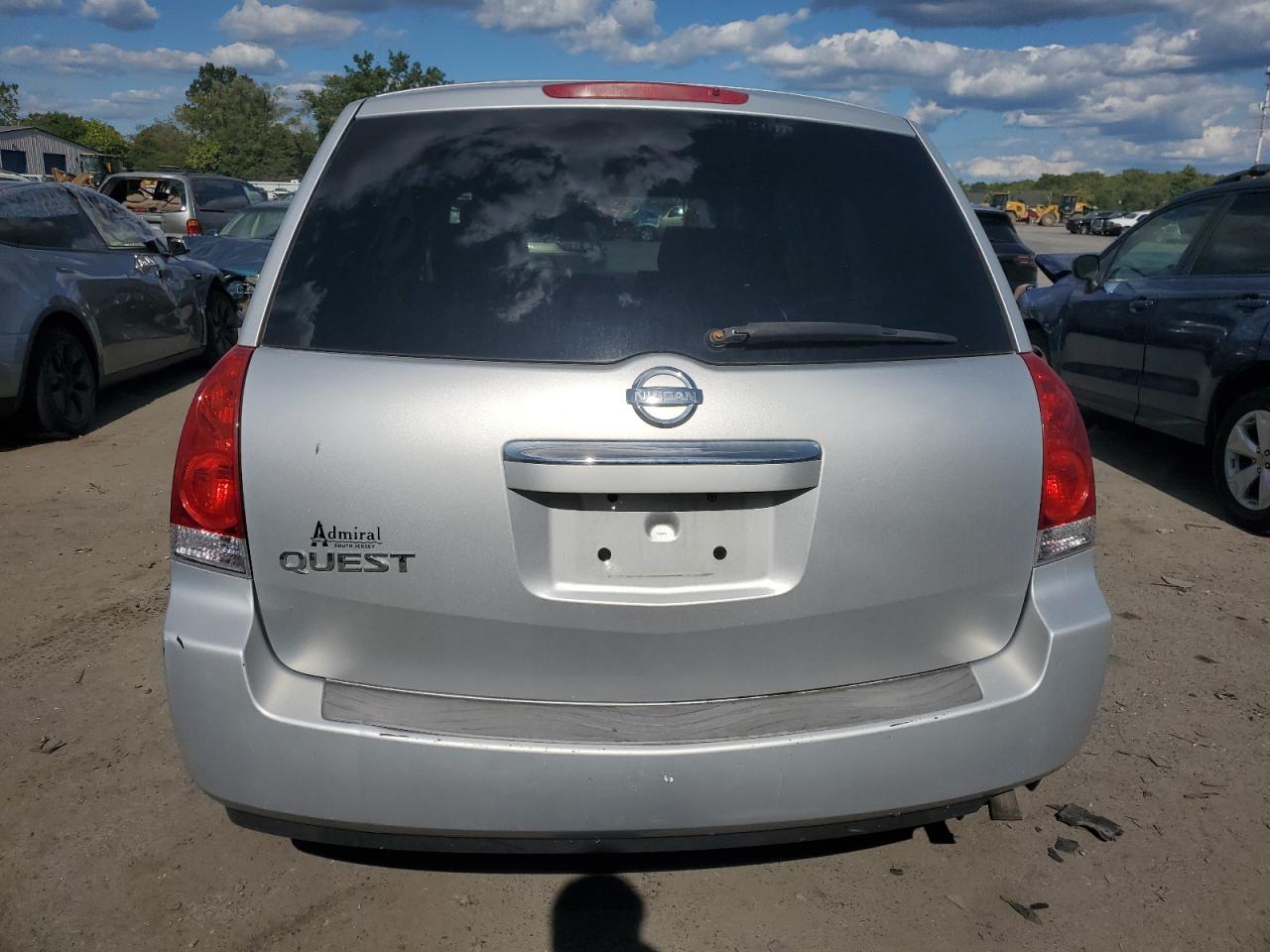 2008 Nissan Quest S VIN: 5N1BV28U68N107450 Lot: 70590145