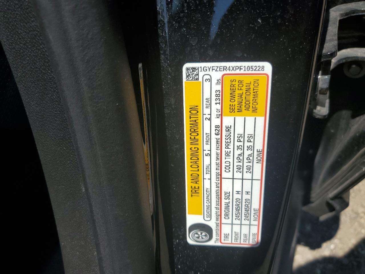 2023 Cadillac Xt4 Sport VIN: 1GYFZER4XPF105228 Lot: 70510495