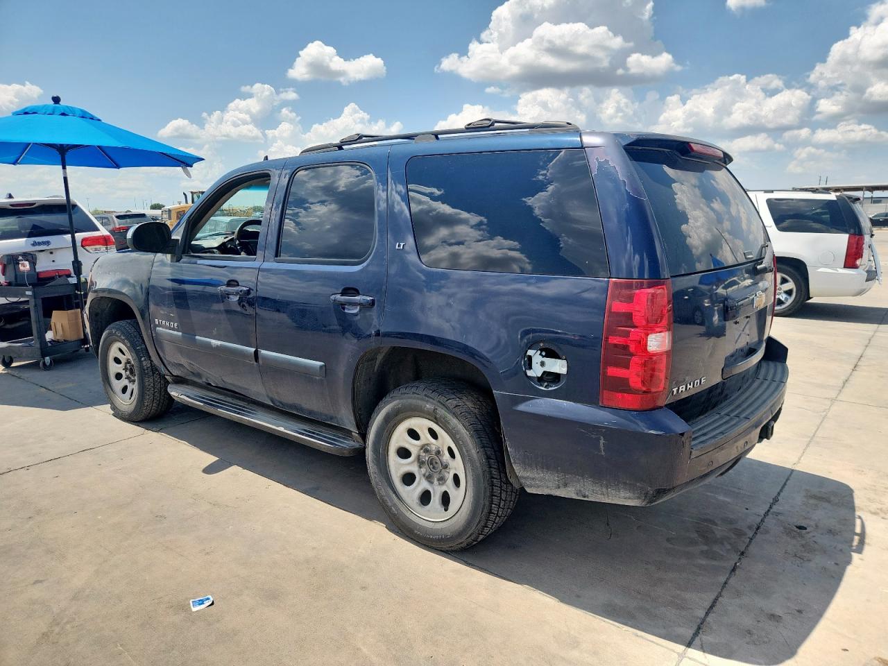 2007 Chevrolet Tahoe C1500 blue suv flexible 1GNFC13077R424792 photo #3
