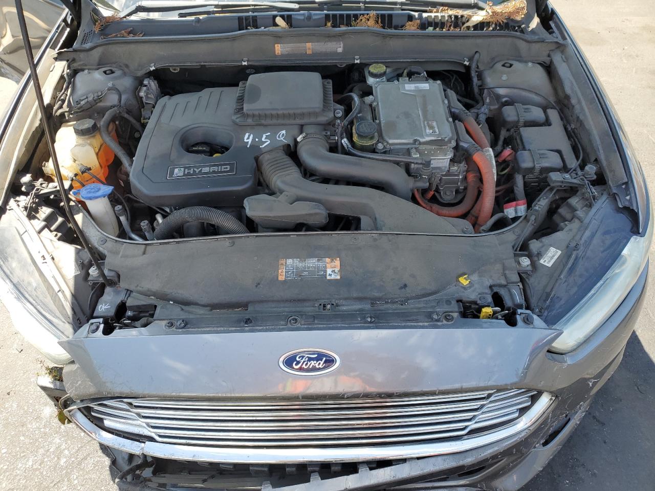 2014 Ford Fusion Se Hybrid VIN: 3FA6P0LU6ER199976 Lot: 89490985