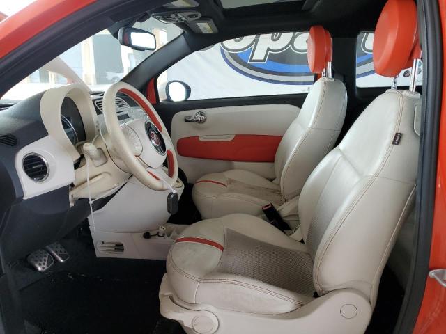 Hatchbacks FIAT 500 2013 Pomarańczowy