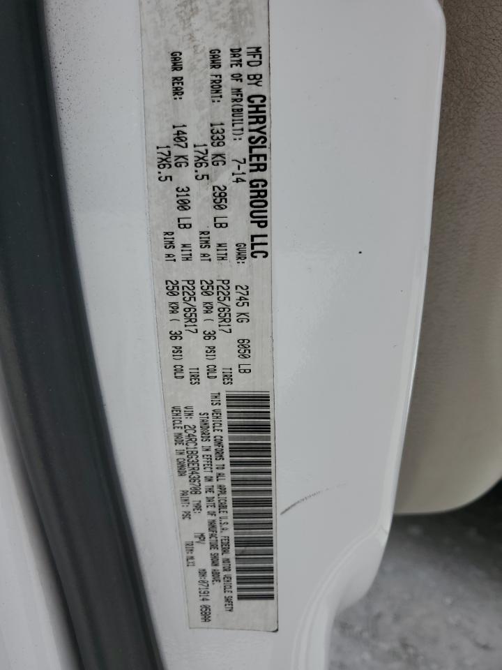 2014 Chrysler Town & Country Touring VIN: 2C4RC1BG3ER436708 Lot: 68186975