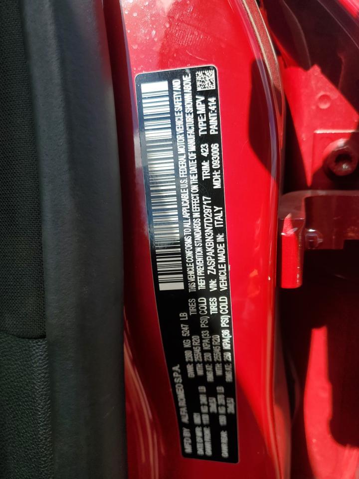 2022 Alfa Romeo Stelvio Ti VIN: ZASPAKBN3N7D29717 Lot: 69318665