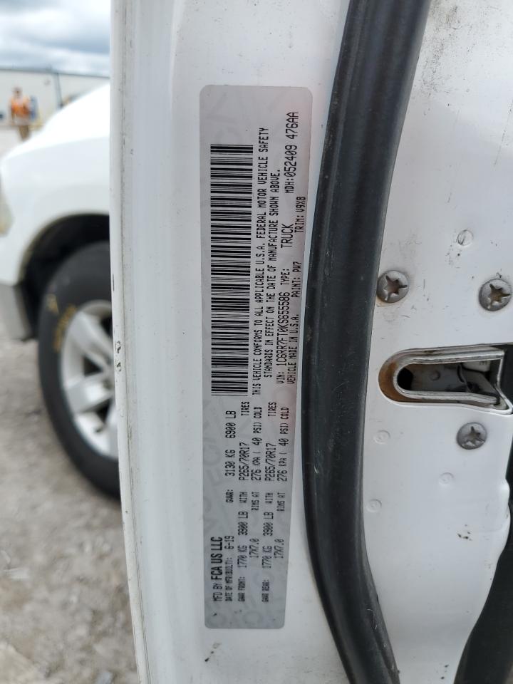 2019 Ram 1500 Classic Tradesman VIN: 1C6RR7FT0KS655586 Lot: 67645605