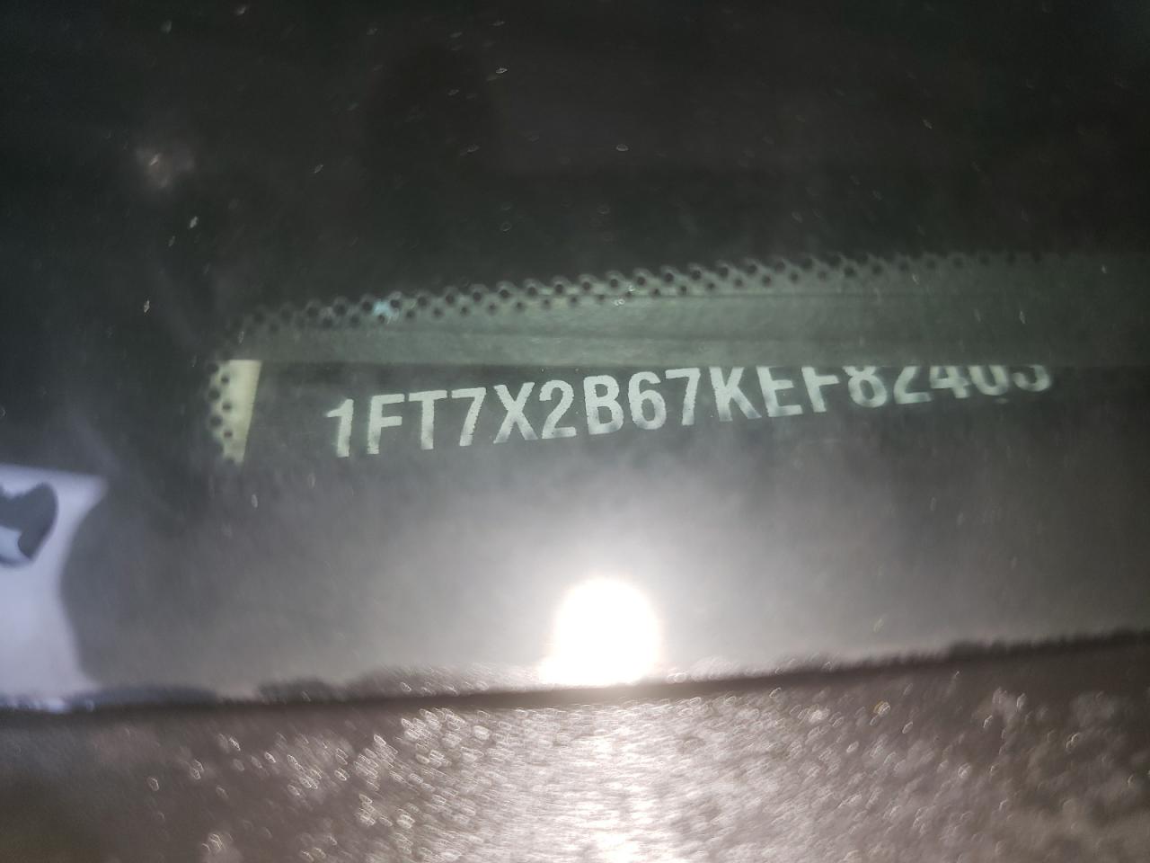 2019 Ford F250 Super Duty VIN: 1FT7X2B67KEF82403 Lot: 67631705