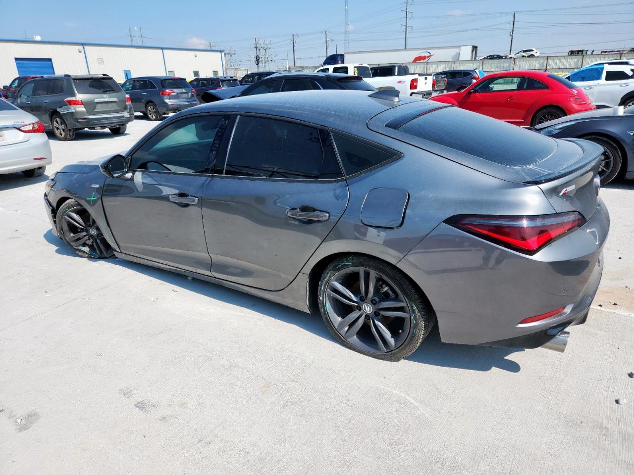 2023 Acura Integra A-Spec Tech grey null gas 19UDE4G75PA001860 photo #3