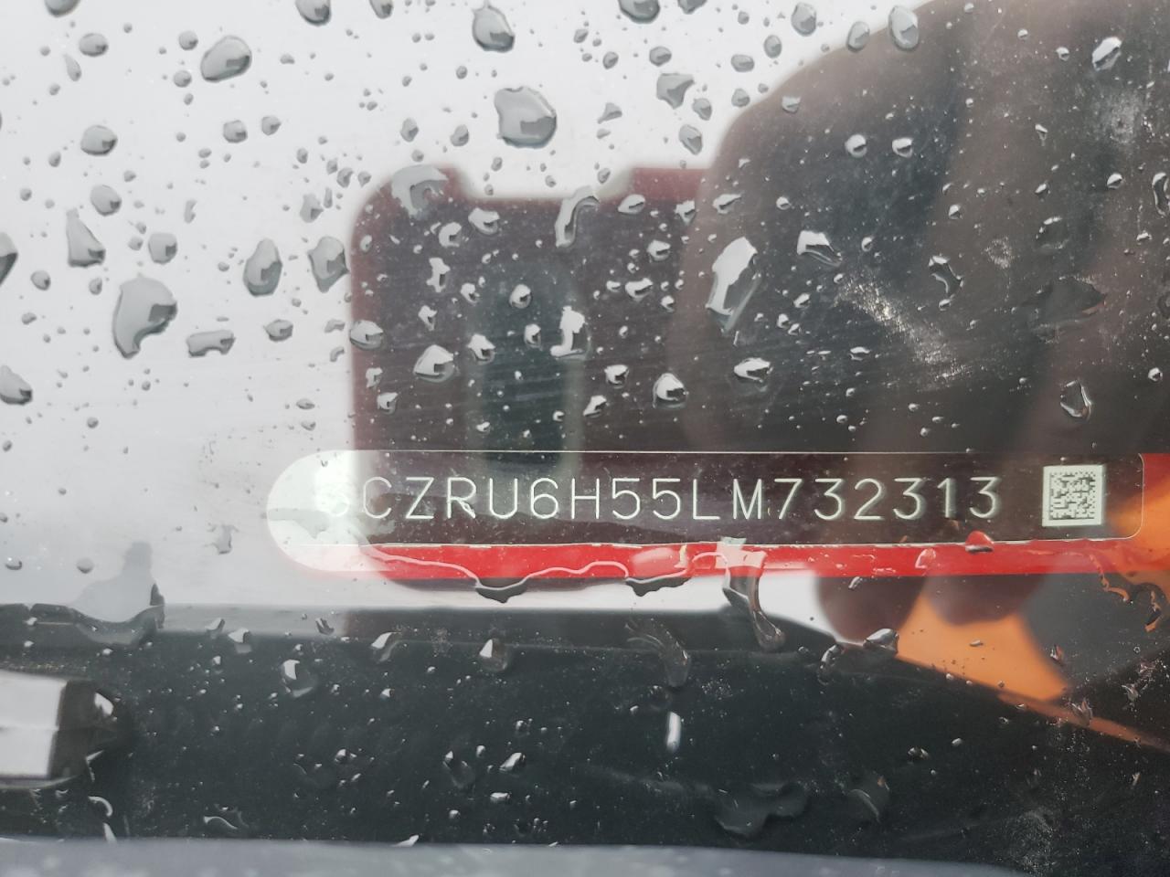 2020 Honda Hr-V Ex VIN: 3CZRU6H55LM732313 Lot: 69625515
