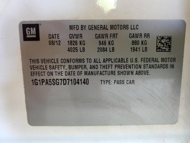 2013 CHEVROLET CRUZE LS  