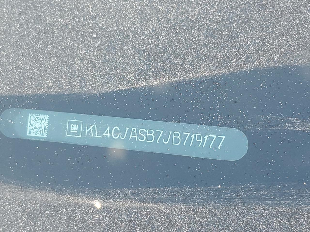 2018 Buick Encore Preferred VIN: KL4CJASB7JB719177 Lot: 67022665