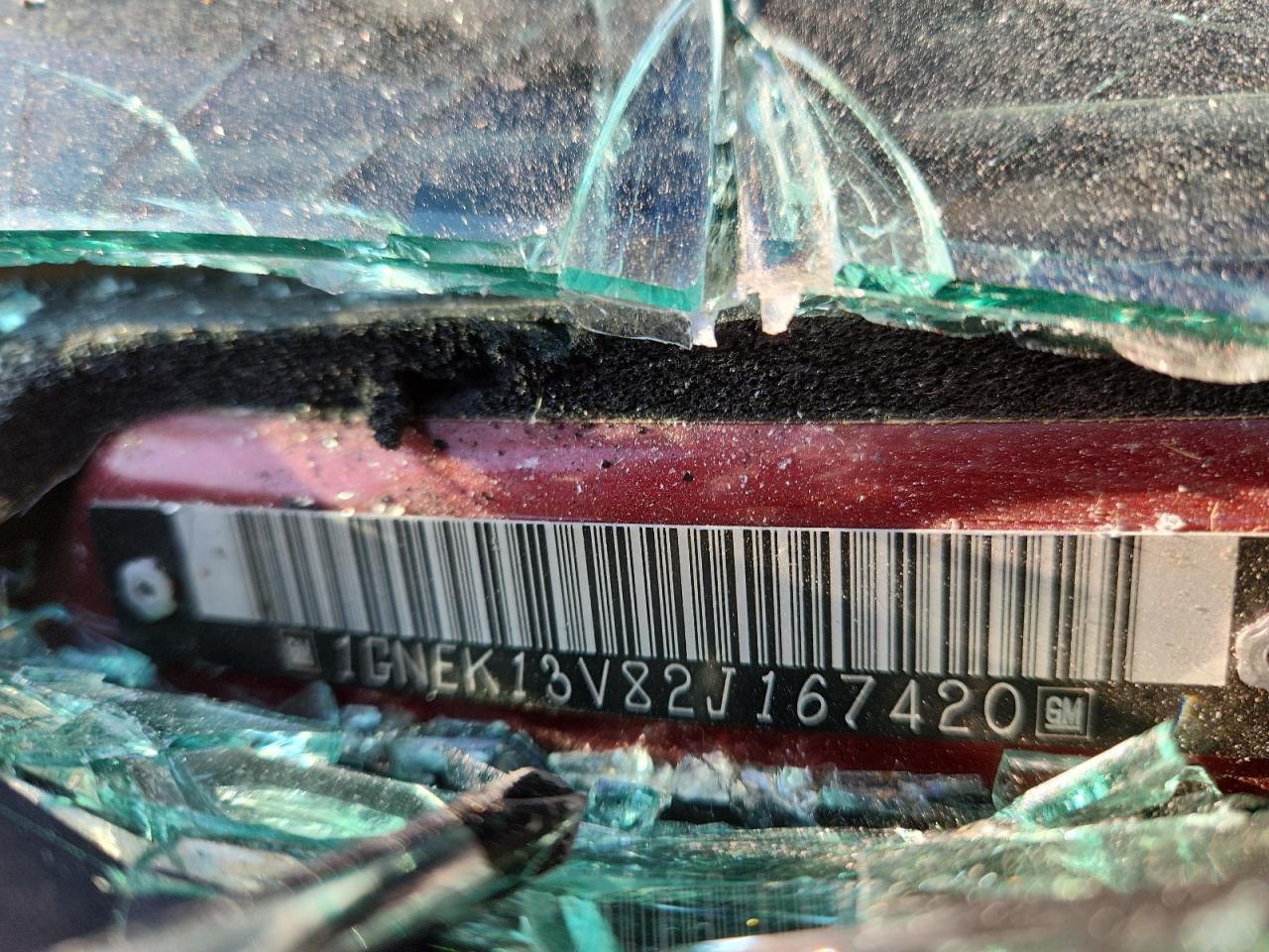 2002 Chevrolet Tahoe K1500 VIN: 1GNEK13V82J167420 Lot: 69050305