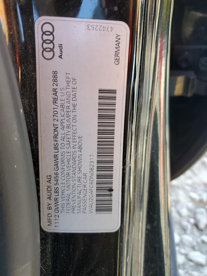 2013 Audi A7 Prestige VIN: WAU2GAFC6DN082317 Lot: 69672335