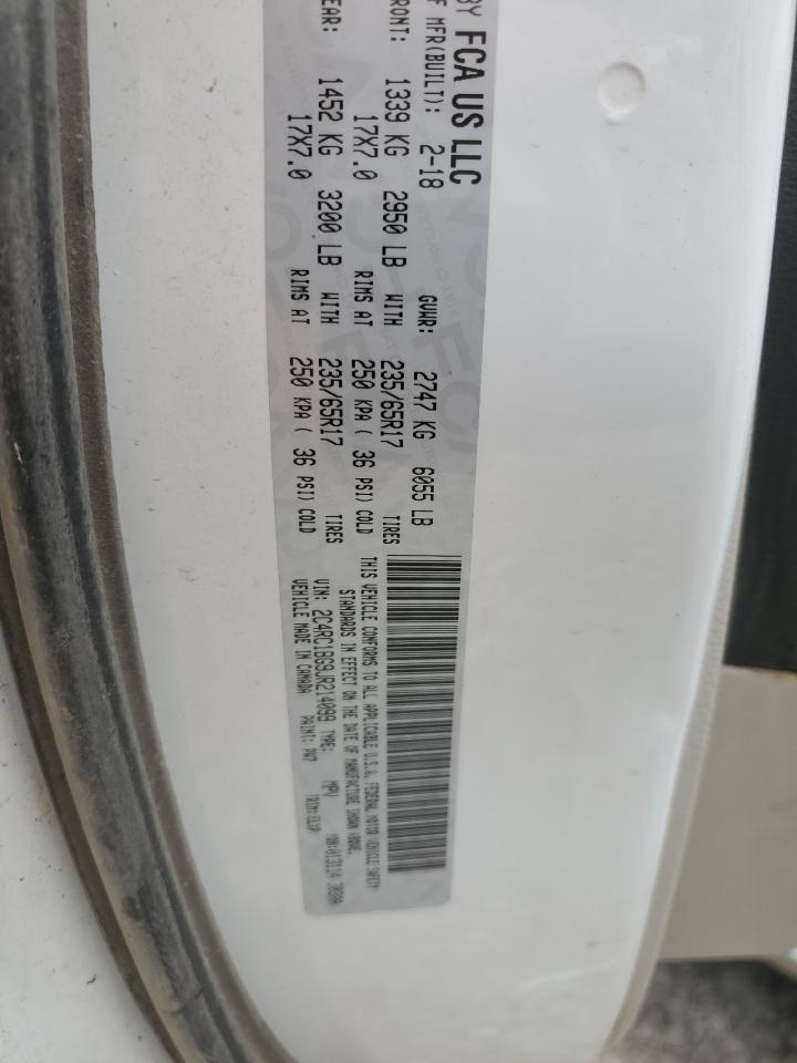 2018 Chrysler Pacifica Touring L VIN: 2C4RC1BG9JR214099 Lot: 70452295