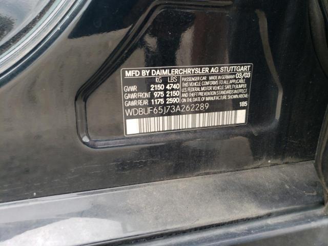 2003 MERCEDES-BENZ E 320  