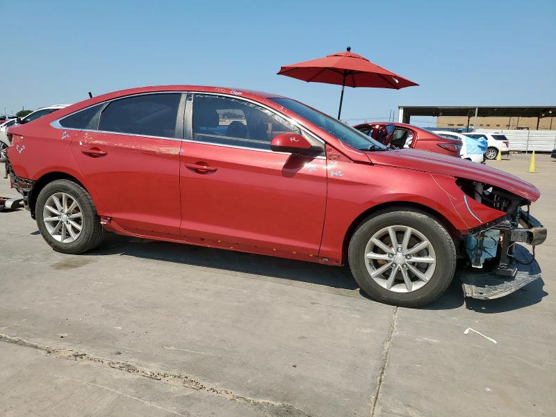  HYUNDAI SONATA 2018 Красный
