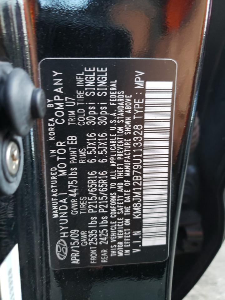 2009 Hyundai Tucson Gls VIN: KM8JM12B79U113328 Lot: 68226505