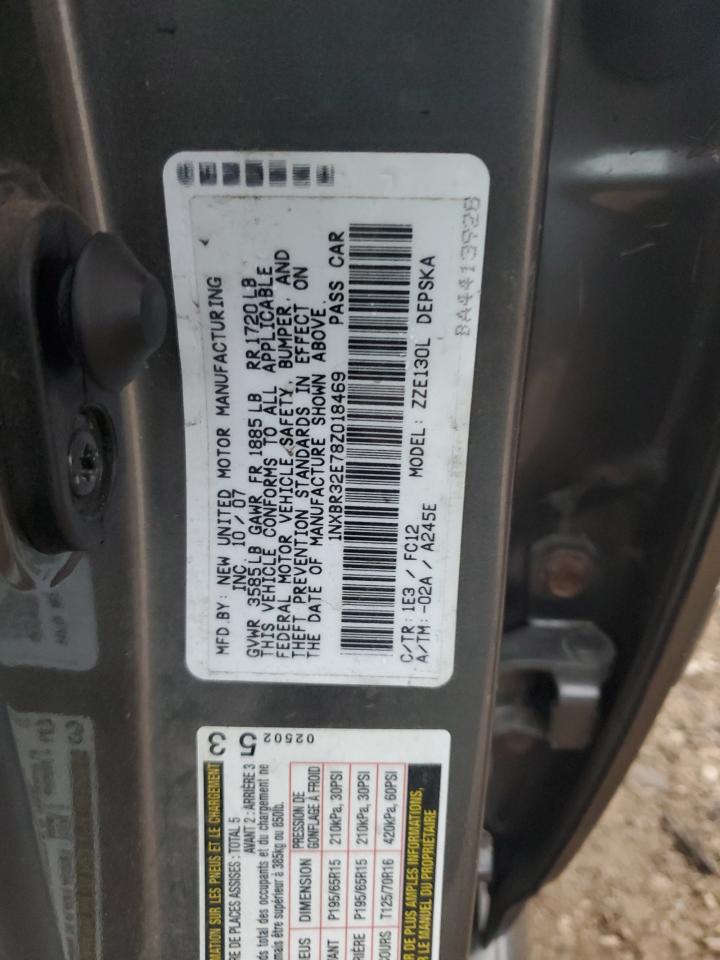 2008 Toyota Corolla Ce VIN: 1NXBR32E78Z018469 Lot: 69616685