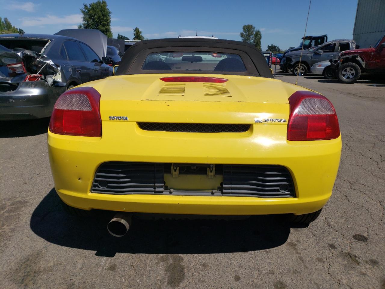 2000 Toyota Mr2 Spyder VIN: JTDFR3200Y0014930 Lot: 67971775