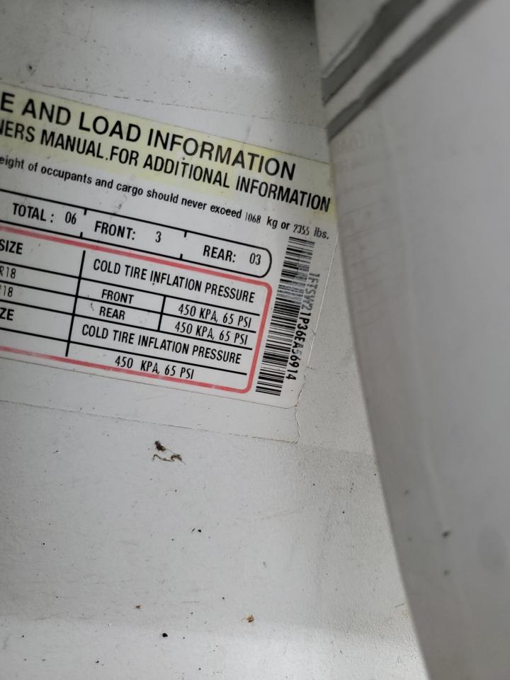 2006 Ford F250 Super Duty VIN: 1FTSW21P36EA56914 Lot: 70715725