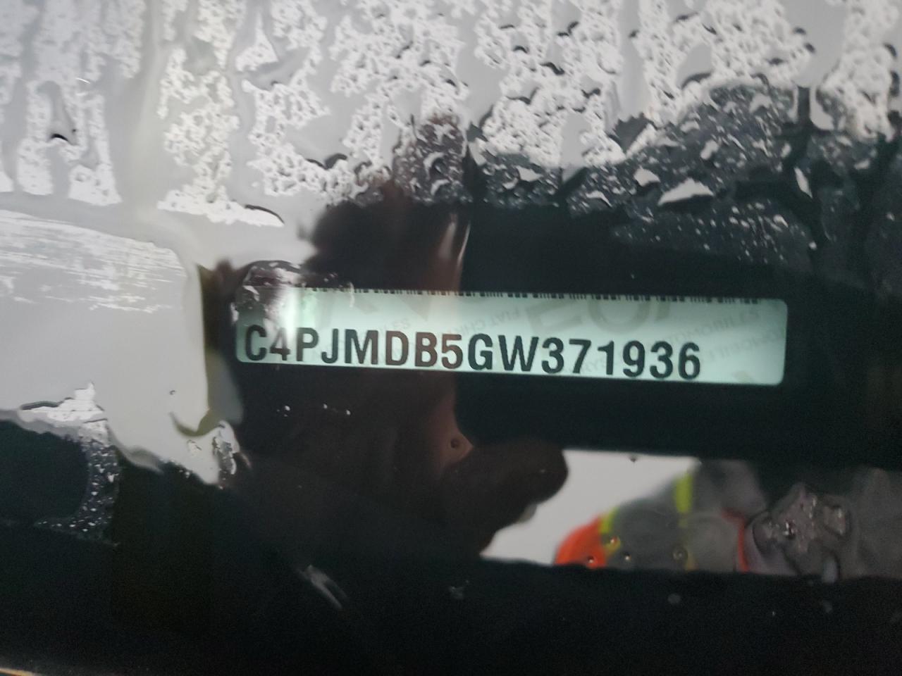 2016 Jeep Cherokee Limited VIN: 1C4PJMDB5GW371936 Lot: 67297885