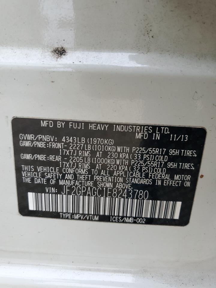 2014 Subaru Xv Crosstrek 2.0 Limited VIN: JF2GPAGC1E8243780 Lot: 66909505