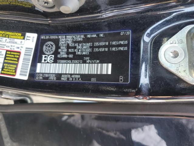 2020 TOYOTA HIGHLANDER HYBRID LE  