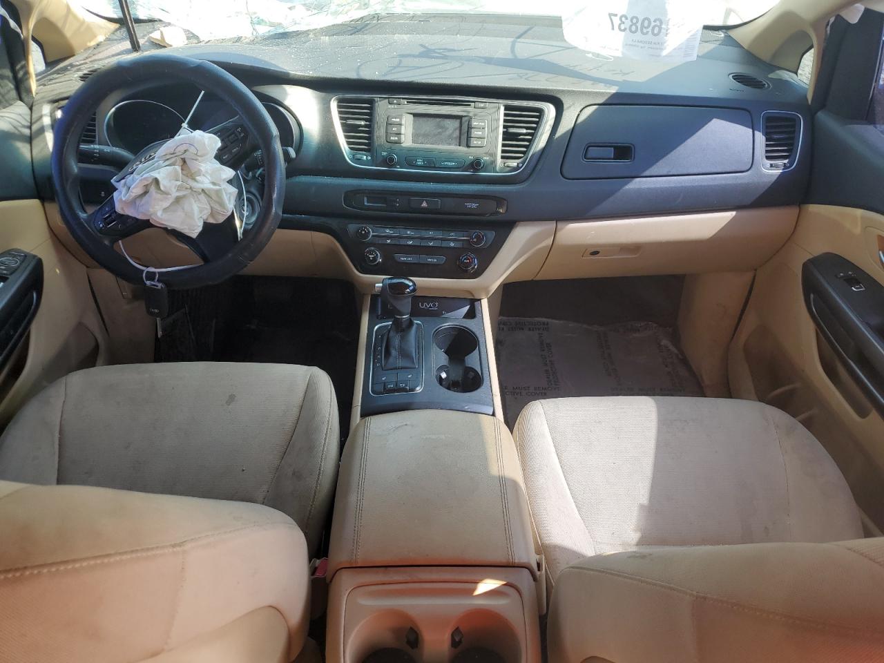 2015 Kia Sedona Lx VIN: KNDMB5C11F6032975 Lot: 67201195