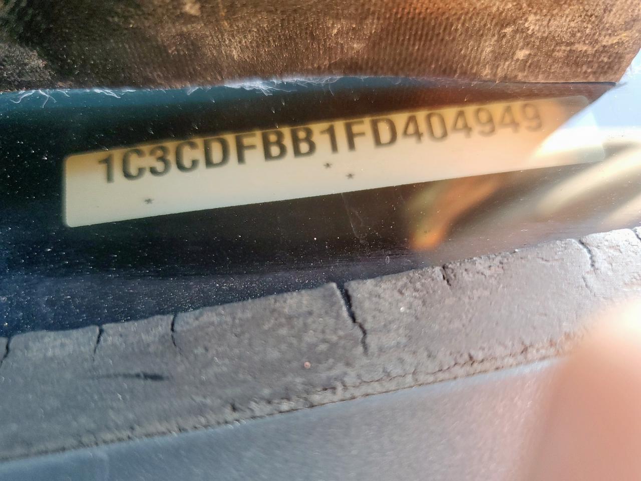 2015 Dodge Dart Sxt VIN: 1C3CDFBB1FD404949 Lot: 67472515