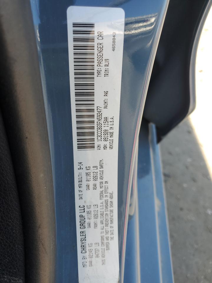 2015 Chrysler 200 S VIN: 1C3CCCBG5FN592477 Lot: 66477555