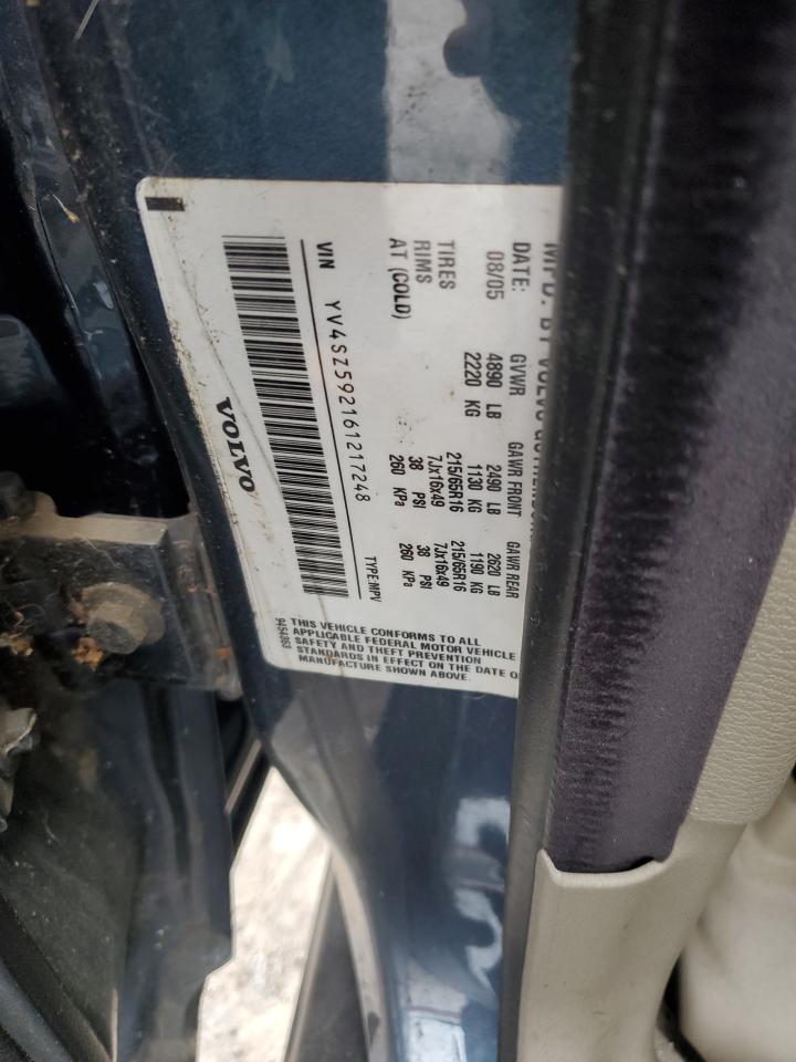 2006 Volvo Xc70 VIN: YV4SZ592161217248 Lot: 67565855