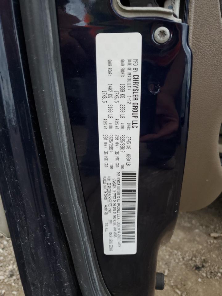 2012 Chrysler Town & Country Touring VIN: 2C4RC1BG5CR252755 Lot: 70152495