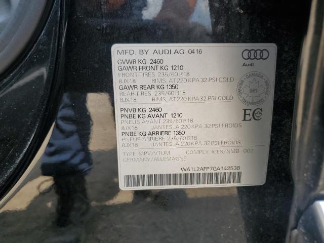 2016 AUDI Q5 PREMIUM PLUS  
