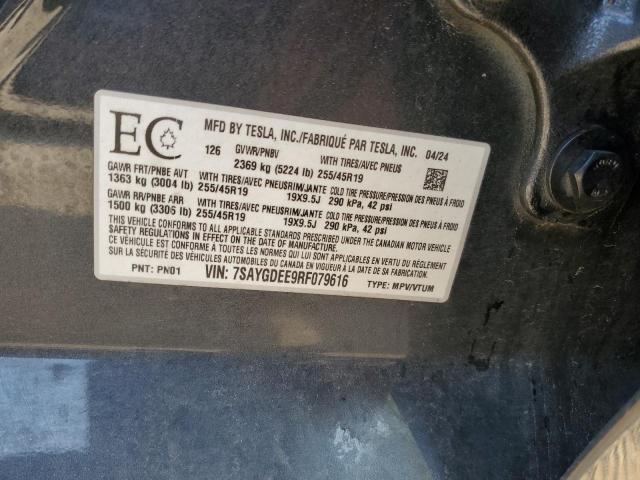 2024 TESLA MODEL Y   