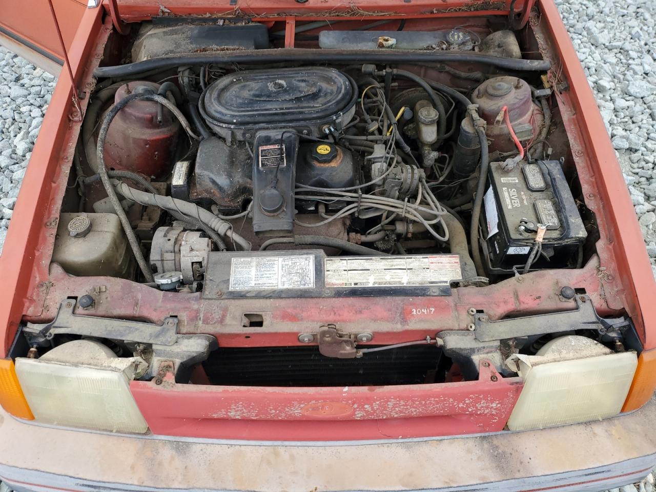 1986 Ford Escort Exp VIN: 1FABP0190GW258999 Lot: 69467635