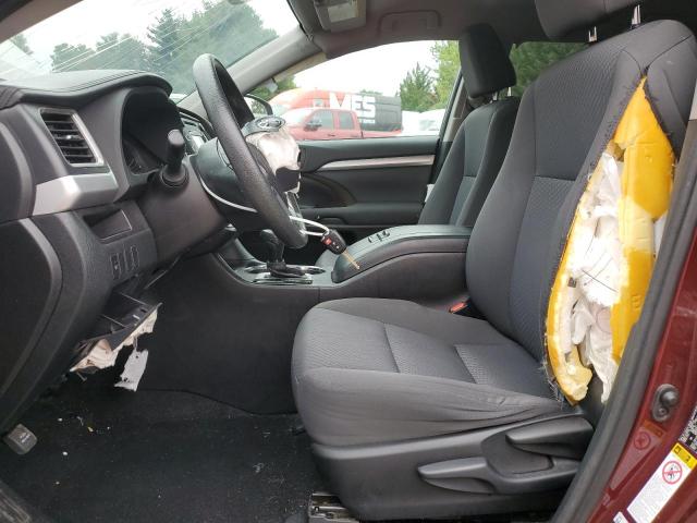 Parquets TOYOTA HIGHLANDER 2016 Maroon